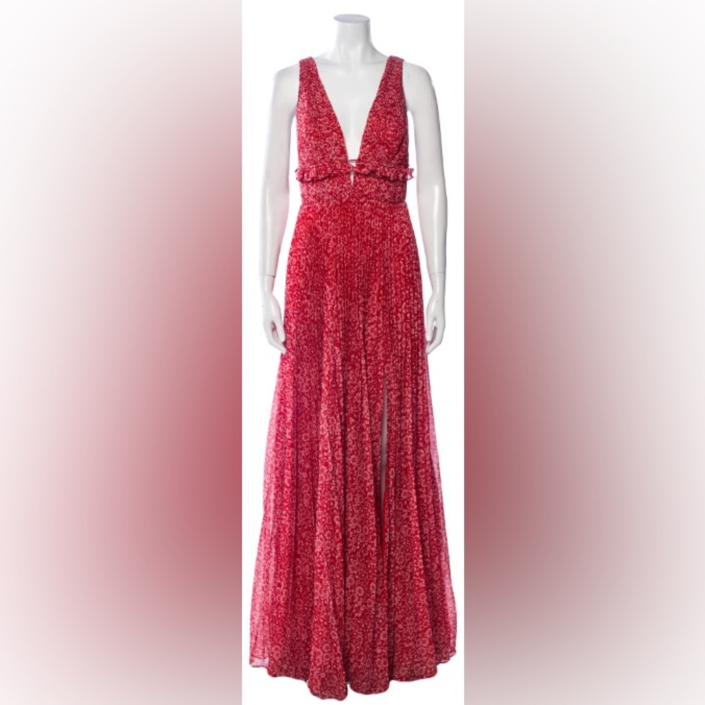 Amur red long dress! Size 6. Only worn once!